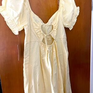 NWT Summer Yellow Dress